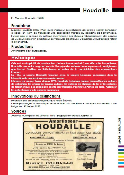 Brochure Houdaille : à consulter (pdf 125 Ko)